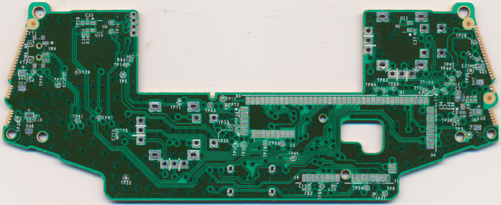 XB1 Controller PCB Scans, Traces And Info - 1708 "Slim"